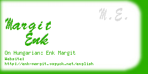 margit enk business card